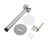 Butée de porte en acier inoxydable et caoutchouc pour montage mural, coussins de porte et extension de porte (150 mm)