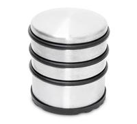 Butée de porte en acier inoxydable mat Ø env. 7 cm Hauteur env. 7 cm