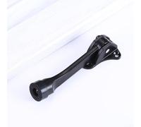 Butée de porte en alliage de zinc avec levier à pied et caoutchouc antidérapant pour garder les portes ouvertes silencieusement (noir)