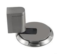 Butée de porte en alliage de zinc de qualité supérieure, solution pratique pour la stabilité et la protection contre le vent dans n'importe quelle pièce (acier brossé)