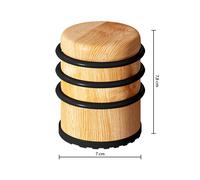 Butée de Porte en Bois Naturel - Lock' Dis