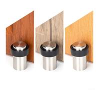 Butée de porte en caoutchouc fabriquée en acier inoxydable pour réduire le bruit de porte et protéger les murs contre les murs, applicable à plusieurs scénarios intérieurs (46 mm)