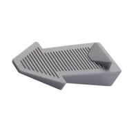 Butée de porte en caoutchouc pour moquette - cales non marquantes de 12 cm, bloc de préhension stable, support portable lourd | Butoir de sol polyvalent pour carrelage de dortoir béton moquette