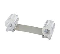 Butée de porte en caoutchouc transparent de 13 cm.