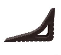 Butée de porte en matériau TPR anti-pincement, brouilleur de porte flexible anti-collision pour la maison et le jardin, compact 11,9 x 8 x 2,1 cm, design en plusieurs couleurs (marron)