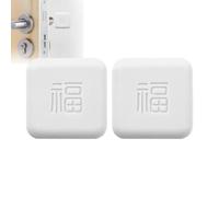 Butée De Porte En Silicone - Protecteur De Coussinet De Protection De 5 Cm, Couvercle De Bouton Adhésif, Coussin Anti-collision Doux | Protecteur Mural Léger Avec Caractère Fu Pour Réfrigérateur À Usa