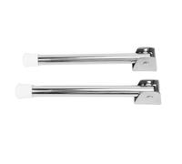 Butée de porte extérieur en acier inoxydable 304 et galvanisé - Butée de portail réglable de 33 cm - Pour portes/portails, repose-pieds pliable, banc de bateau, yacht, camping-car, augmente la