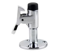 Butée de Porte Extérieure - De Magnésium Quincaillerie De Sécurité,7 Cm Quincaillerie D'arrêt De Porte Avec Crochet | Pour Clôture, Mur, Bateau, Hôtel, Extérieur, Garage,