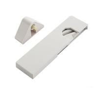 Butée de porte hydraulique avec amortissement tampon et aspiration réglable, fermeture de porte silencieuse et lisse avec rebond anti-vent pour portes à ouverture gauche et droite (blanc - droite)