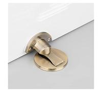 Butée de porte magnétique 304 acier inoxydable aimant porte s'arrête support caché attraper sol porte butée toilette meubles matériel(Bronze)