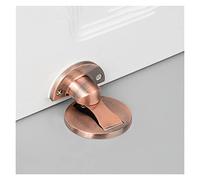 Butée de porte magnétique 304 acier inoxydable aimant porte s'arrête support caché attraper sol porte butée toilette meubles matériel(Red bronze)