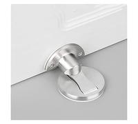 Butée de porte magnétique 304 acier inoxydable aimant porte s'arrête support caché attraper sol porte butée toilette meubles matériel(White-Fruit peach5)