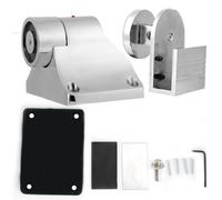 Butee de porte magnetique a ventouse electromagnetique pour porte en verre, DC12/24 V, 132 lb