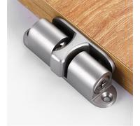 Butée de porte magnétique avec support invisible, design de sécurité anti-pincement, installation sans perforation, protège les murs et les sols, convient pour différentes portes (brossé)