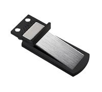 Butée de porte magnétique - Calage de porte silencieux en acier inoxydable - Ultra fin - Butée de porte magnétique de sécurité sans perçage - pour chambre à coucher, salon, hôtel, magasin, travail