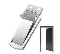 Butée De Porte Magnétique - Cale Silencieuse Anti-Collision En Acier Inoxydable,Butée Magnétique Ultra Mince | Pour La Maison Les Commerces Et Les Lieux De Travail