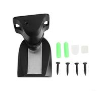 Butée de porte magnétique élégante avec options d'installation facile pour toutes les surfaces (noir)