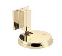 Butée de porte magnétique en alliage de zinc - Support de porte étanche au sol pour protection murale et fermeture silencieuse, argenté (doré)