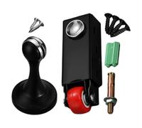 Butée de porte magnétique Ensemble de Roulette Coulissante et de Galet | Butée De Porte Aimantée pour maison salon chambre abri portillon cuisine salle de bain