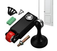 Butée de porte magnétique Ensemble de Roulette Coulissante et de Galet | Butée De Porte Aimantée pour maison salon chambre abri portillon cuisine salle de bain