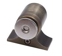 Butée de porte magnétique invisible en acier inoxydable, 1 pièce- Protection murale durable for la maison et le bureau(Antique bronze)