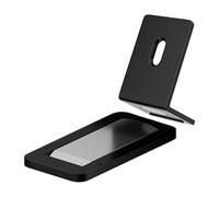 Butée de porte magnétique - Méthode de fixation sans outil, structure plate, solution de contrôle du mouvement de porte, composant de support aimanté aligné à la base pour panneaux de charnière |