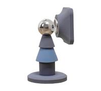 Butée De Porte Magnétique - Pas De Perçage Système De Montage Mural Anti-Collision, Portes Arrête Aimant Pour La Protection De La Et La Sécurité | Carrelage Métal Marbre Bois Chambre Salon