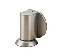 Butée de porte magnétique réglable en alliage de zinc, fonctionnement silencieux pour la maison, le bureau, le balcon (gris clair)