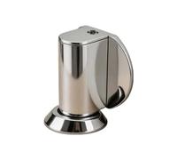 Butée de porte magnétique sans perçage en alliage de zinc 5-22 mm | Maintient les portes ouvertes sans claquer, montage de 5 mm à 22 mm avec une tige télescopique réglable.