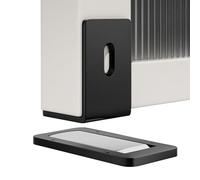 Butée de porte magnétique - Support de de porte magnétique puissant, sans perçage, butée de protection murale, butée inférieure silencieuse et robuste pour la maison, l'intérieur et l'extérieur