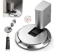 Butée de Porte Mécanique Au Sol, Support de Porte Réglable et Résistant Au Vent, No Punching Required, Butée de Porte Mécanique Silencieuse Au Sol pour les Espaces de Porte de 3/4 Po de Hauteur