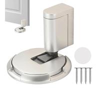 Butée de porte mécanique - Butée de porte de sol, butoir mécanique pour intérieur | Butée de porte en aluminium réglable en hauteur avec mécanisme push-to-lock, butoir de porte en aluminium pour