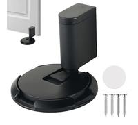 Butée de porte mécanique - Butée de porte de sol, butoir mécanique pour intérieur | Butée de porte en aluminium réglable en hauteur avec mécanisme push-to-lock, butoir de porte en aluminium pour