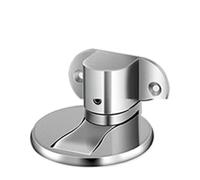 Butée de porte ménage invisible for chambre à coucher, butée réglable sans perforation par for portes, magnétique(Silver,1PCS)