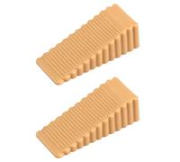 Butée de porte multifonctionnelle en Silicone, 2 pièces, bouchon de sécurité réutilisable, pour la maison et le bureau, butée de porte Anti-Collision, bouchon amovible