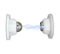 Butée de porte murale - Butée magnétique robuste en acier inoxydable, protection murale adhésive, loquet de sécurité avec aimant puissant | Dispositif d'arrêt de porte pour la maison, le bureau, la