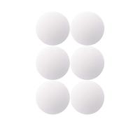 Butée de Porte Murale/Sol 6 Pièces | Bloc Porte Autocollant en Silicone Blanc 4x4cm | Arrêt de Porte avec Protection Poignée & Stop Porte | Idéal Porte Intérieure Placards Chambre Salle de Bain
