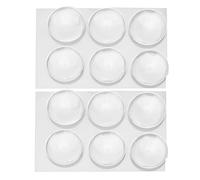 BUTÉE DE PORTE PROTECTEUR MURAL PARE-CHOCS ROND FORT POUR POIGNÉES D'ARMOIRE DE PORTE DE VOITURE