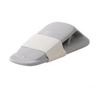 Butée de porte rétractable, 12,3 x 5 x 2,5 cm, cale en caoutchouc-PP-TPE avec support mural, support de porte antidérapant et coupe-vent pour tous les types de sols, utilisation résidentielle et de