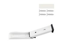 Butée de porte robuste nécessitant des outils de déni - Construction en acier inoxydable résistant - Fonctionne avec tous les styles de pare-chocs permanents