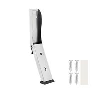 Butée de porte robuste nécessitant des outils de déni - Construction en acier inoxydable résistant - Fonctionne avec tous les styles de pare-chocs permanents