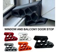 Butée de porte robuste nouvellement améliorée pour fenêtre coulissante de balcon/porte, limiteur anti-collision pour maison, bureau, salle de bain, cuisine Orange