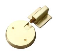 Butée de porte sans perçage | Butée de porte silencieuse et résistante au vent, support de porte anti-collision pour garder la porte ouverte pour la salle de bain, se fixe au bas de la porte