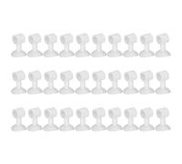 Butée De Porte Silicone Anti Collision Poignée De Porte Bouchon Muet Aspiration Tampon Crash Pad 30Pcs Doux Collision Impact Coussin Pour Poignées De Porte Verre Bois Carreaux De