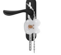 Butée de porte Slam - 24,6 x 8,2 cm - En silicone - Amortisseur de porte - En forme de koala - Protection de serrure anti-samedi - Pour chambre d'enfant - Pour bibliothèque et chambre à coucher