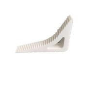 Butée de porte triangulaire créative, bloc sécurité en caoutchouc, butée arrière anti-collision, limiteur fenêtre protection(White)
