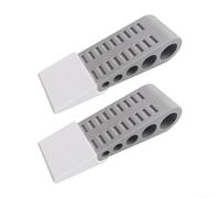 Butée de pour porte en Caoutchouc 2pcs Anti-Vent Butée de pour | Support mural inclus, rangement vertical, ne prend pas de place au pour sol, pour idéal petits espaces