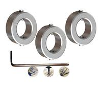 Butée de Profondeur de Foret, CESFONJER Butée de Profondeur Colliers Anneau Positionneur Durable Foret À Bois (ID:16mm, 3pcs), avec clé Hexagonale