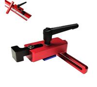 Butée de rail à onglet - Arrêt de goulotte en d'aluminium à en T, bloc de limitation de type 45 | Dispositif d'arrêt de travail du bois pour coupes coulissantes de précision