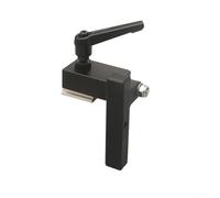 Butée de rail à onglet en T pour accessoires de table de routeur, dispositif de limitation de voie en alliage d'aluminium, gabarit d'arrêt de précision pour le travail du bois, compatible avec la